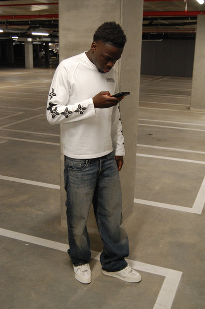 blossom longsleeve "white"