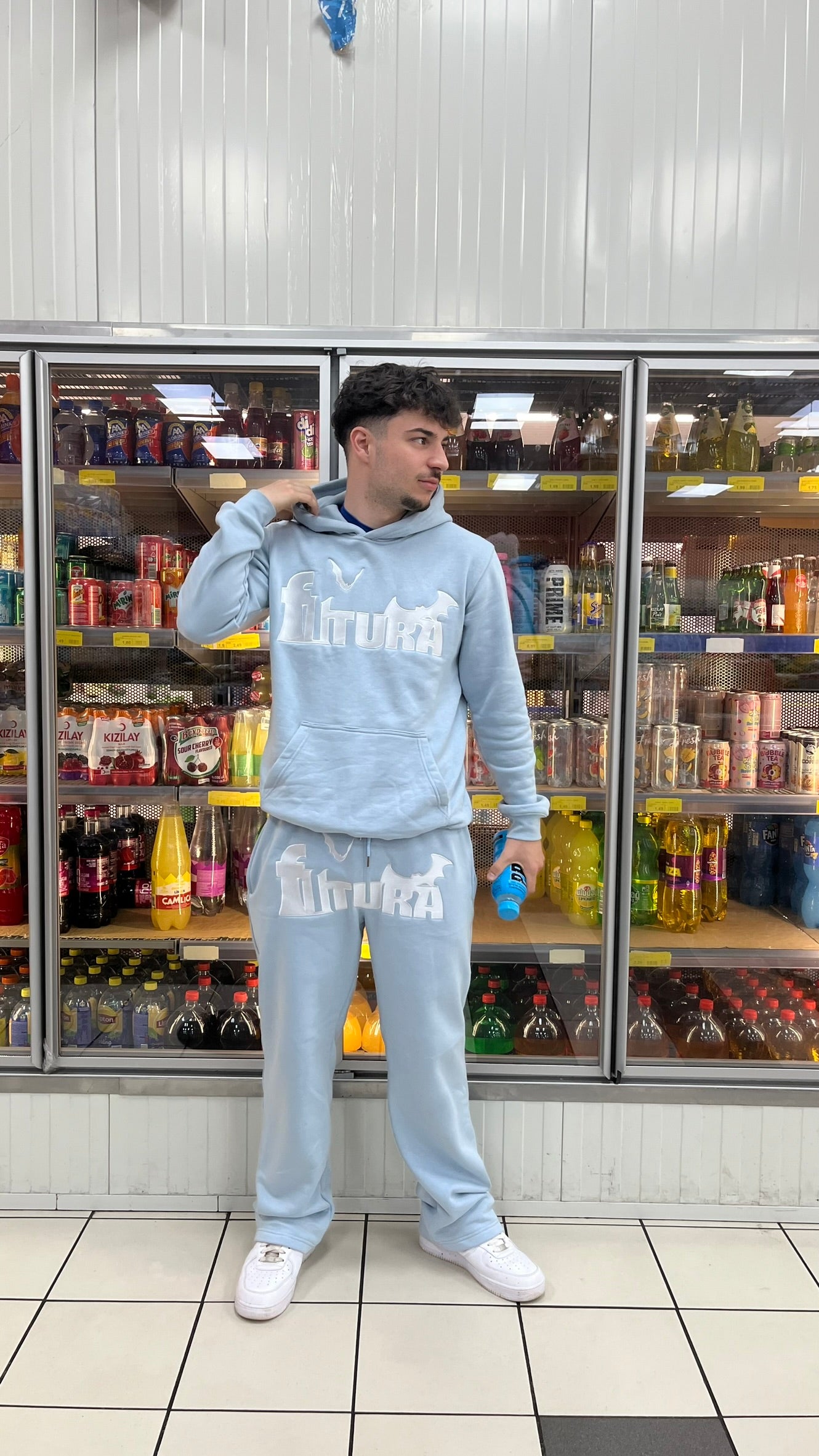 futura hoodie "blue"