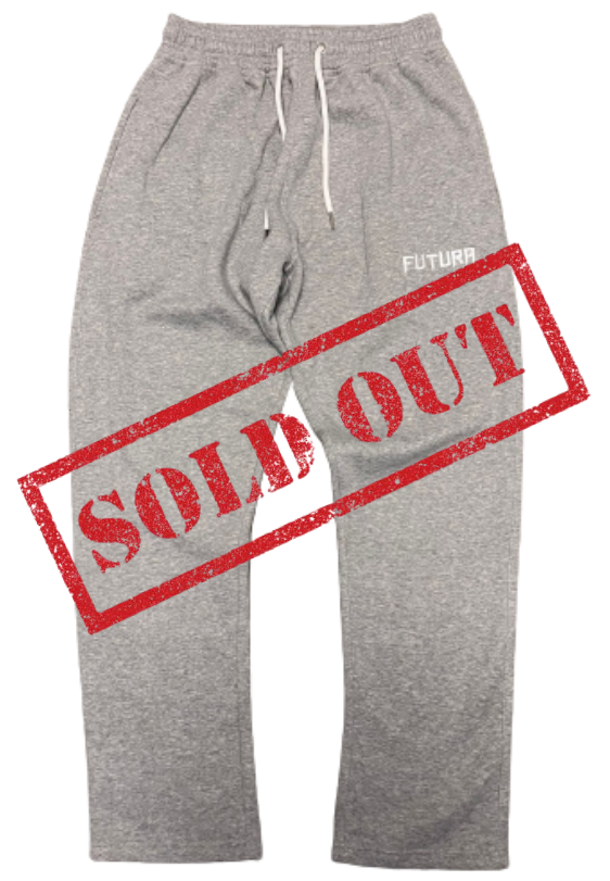 futura sweatpants grey
