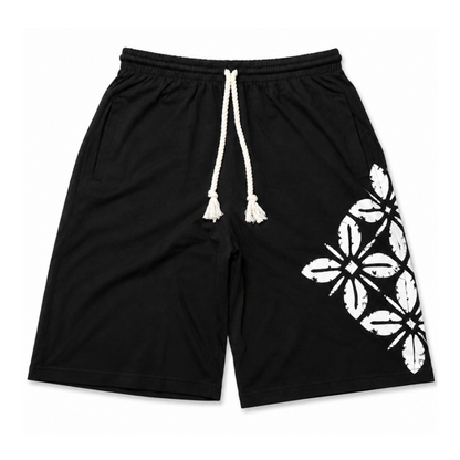 BROKEN BLOSSOM SHORT - BLACK
