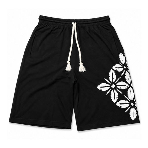 BROKEN BLOSSOM SHORT - BLACK